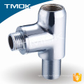 middle east bathroom toilet chromed plated polishing lead free NSF brass stem angle valve in oujia valve TMOK china three way